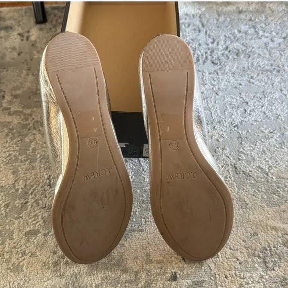 J. Crew Metallic Ballet Flats - Picture 4 of 5